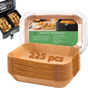 Ninja Dual Air Fryer Liners, Air Fryer Parchment Paper Liners Disposable for Nin - Picture 1 of 4