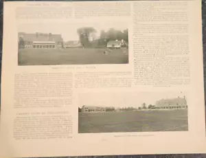 Germantown Cricket Club Manheim Merion Club Philadelphia Harper's Weekly 1894 - Imagen 1 de 1