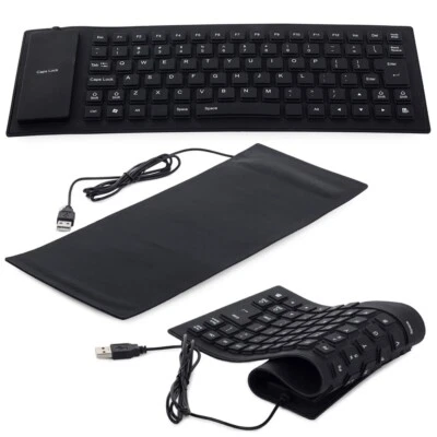 Silicone Flexible Material Keyboard For Travel Type Noiseless Design - Image 1 of 3