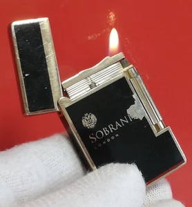 Sobranie London Metal Gas Lighter. Hard used - Picture 1 of 16