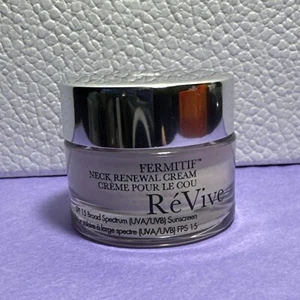 ReVive ~ Fermitif ~ Hals Erneuerung Creme ~ LSF 15 ~ 15ml/0,50oz Mini ~ läuft ab 1/2026 ohne Verpackung - Bild 1 von 2