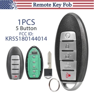 Para Nissan Altima 2013 2014 2015 5btn Control Remoto Inteligente Sin Llave Llavero Coche - Imagen 1 de 8