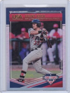 2018 Panini USA Baseball Stars & Stripes Longevity SSP #4/25  Grant Koch #9 - Picture 1 of 1