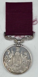 RARE ORIGINAL BRITISH ARMY LS&GC MEDAL OFFICIALLY IMPRESSED NAMED WARWICKSHIRE - Picture 1 of 9