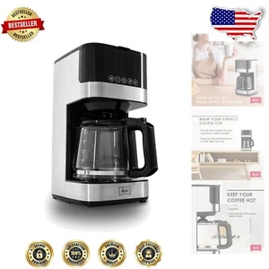 Sleek Aroma Tocco 10-Cup Drip Coffee Maker | Automatic Brewing & Warm Keeping - Picture 1 of 11