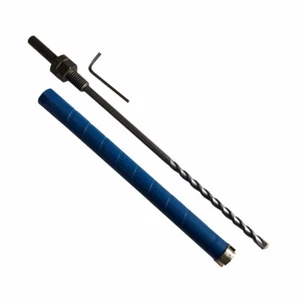 1-1/4" Dry Diamond Core Drill Bit, 1/2" Chuck Pilot Bit Adapter, 5/8"-11 Arbor - Picture 1 of 3