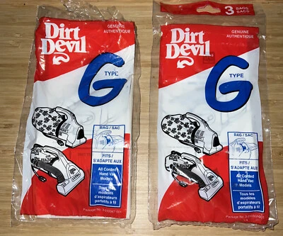 Genuine Dirt Devil ~Type G ~Corded Hand Vac Bags ~5 Count - Image 1 of 3