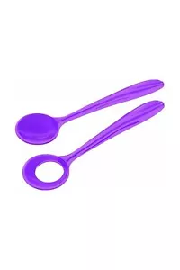 CUBIERTOS PARA ENSALADAS AQUA Guzzini Plástico Violeta 20150001 - Imagen 1 de 1