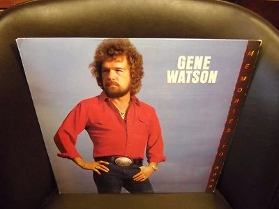 Gene Watson Memories To Burn vinyl LP 1985 Epic Records EX - Image 1 of 2