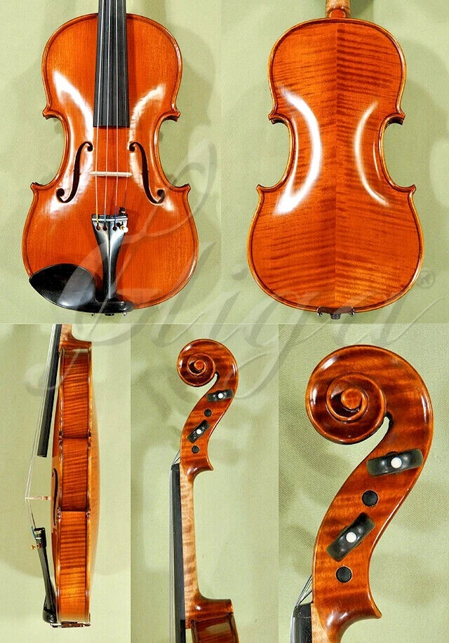 KIT PERSONALIZABLE Violín Rumano Antiguo Gliga GAMA Hecho a Mano *EligeACCESORIOS Foto 1 de 4