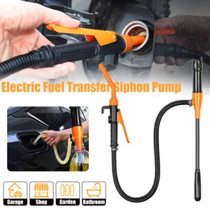 Portable Powered Battery Liquid Transfer Pump 2.4 GPM for Gasoline Diesel Fuel - Picture 1 of 16