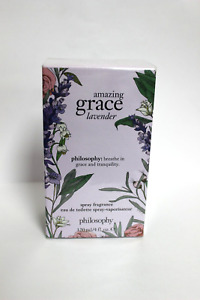 Philosophy Amazing Grace Lavender Eau de Toilette EDT Spray 4oz 120ml NOT SEALED