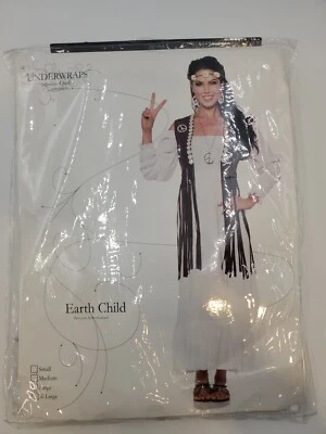 Disfraz Hippe Peace Love Earth años 70 para mujer adulto grande b#13 Foto 1 de 4
