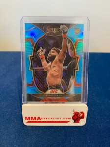 Chris Curtis Rookie Concourse Light Blue Prizm /249 2023 Panini Select UFC #90