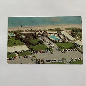 The Colony Hotel Delray Beach Postcard Aerial View Kidney Shape Pool - Picture 1 of 2