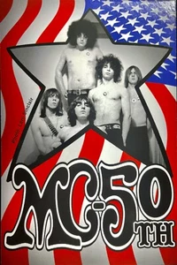 MC 5 50. Jubiläum Ausstellung glänzende Farbe Postkarte Juli 2015 Lincoln Park MI - Bild 1 von 2