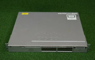 CISCO WS-C3850-24P-S Switch 24 x 10/100/1000 Ethernet PoE+ ports - 1 YrWty - Image 1 of 3