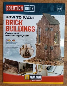 Solution Book 09: How to Paint Brick Buildings, Softback book Ammo Mig - Foto 1 di 1