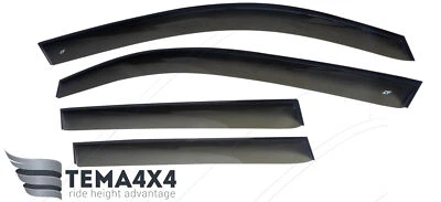 Tape-on Windows Visors Deflector Sun Rain Guard for Mitsubishi Endeavor 03-11 - Image 1 of 4