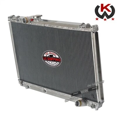 Radiador de aluminio compatible con Toyota Mark II/Chaser JZX100 1JZ-GT 1996-2000 98 2,5 L L L4 Foto 1 de 4