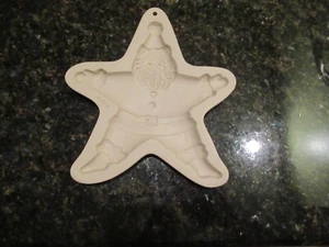 1994 Bolso Marrón De Colección Arte Galletas Santa Estrella Molde ENVÍO GRATUITO Usado Una vez - Imagen 1 de 3