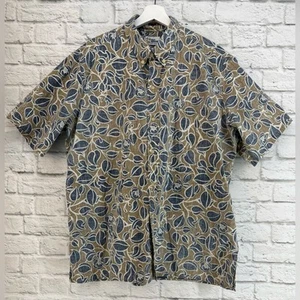 Reyn Spooner Kloth Hawaiihemd Aloha Floral Leaves Button Down XXL - Bild 1 von 13