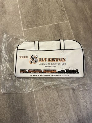 Bolsa de ferrocarril Silverton Durango Denver Rio Grande Western 14 1/4" x 5 3/4" Foto 1 de 2