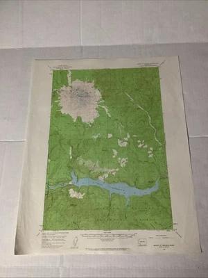 Mount St. Helen’s Quadrangle Washington 1961 USGS Mapa Topográfico Departamento Int. Foto 1 de 4