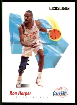1991-92 SkyBox Ron Harper Los Angeles Clippers #125 - Image 1 of 2