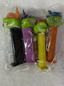 Pez 4 TMNT Lot Raphael Leonardo Donatello Michael Teenage Mutant Ninja Turtles - Picture 1 of 3