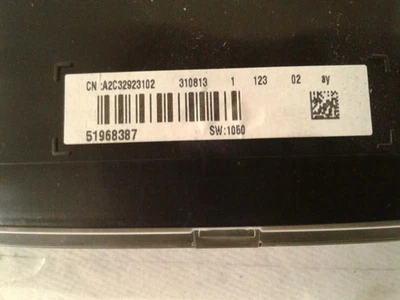 Speedometer 4 Door L Model Fits 14-17 FIAT 500 1402638 - Image 1 of 4