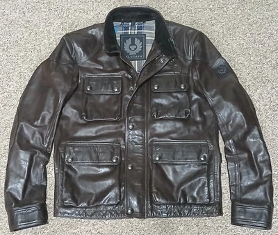 BEAUTIFUL BELSTAFF BURGESS LEATHER JACKET - M - SUPERB QUALITY & STYLE COST 1295 - Image 1 of 4