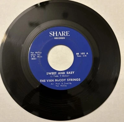 The Van McCoy Strings - Sweet And Easy/If I Could Make You Mine - 45 RPM -SR 102 - Image 1 of 3