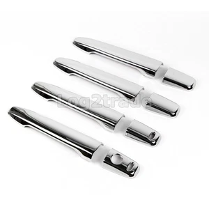 For Mitsubishi Outlander Lancer 2013-2020 Exterior Door Handle Cover Chrome Trim - Picture 1 of 6