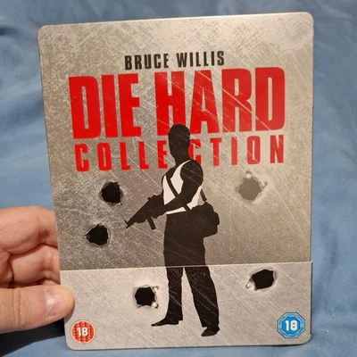 DIE  HARD  5  MOVIE   COLLECTION   BLU-RAY   STEELBOOK,  Region B Bruce Willis - Image 1 of 4
