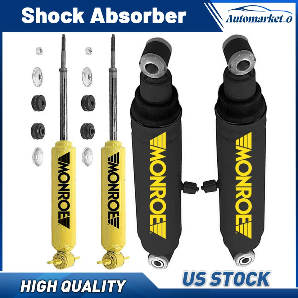 Amortiguadores delanteros traseros Monroe para camioneta Dodge D200 1972 1973 1974 3,7 L Foto 1 de 4