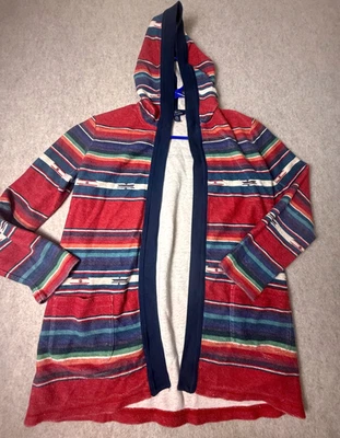 Cárdigan Polo Ralph Lauren Manta Rayas Niñas Grande 12 14 Suroeste Con Capucha Foto 1 de 4