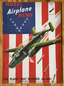 Vintage Original MODEL AIRPLANE NEWS Aviation Magazine August 1942 - Picture 1 of 13