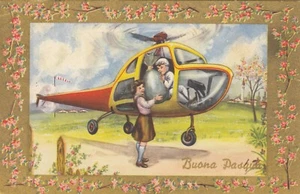 CARTOLINA *82 AUGURI-FESTE BUONA PASQUA REGALI FELICITA UOVO AGNELO VIAGGIATA - Imagen 1 de 2