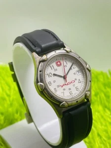 Vintage Swiss Army Yago Stainless Steel Date Analog Men's Wristwatch Swiss Made - Picture 1 of 6