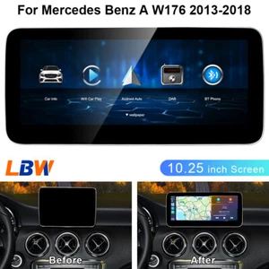 Reproductor de pantalla multimedia para automóvil de 10,25"" para Mercedes Benz A W176 2013-2018 - Imagen 1 de 12
