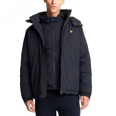 Chaqueta acolchada acolchada Lyle & Scott azul marino JK2107V Foto 1 de 3