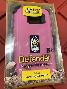 OtterBox Defender Case w/ Holster for Samsung Galaxy S7 Pink