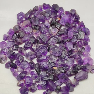 Amethyst rough free size purple amethyst rough Wholesale price gemstone GV43 AU - Picture 1 of 7