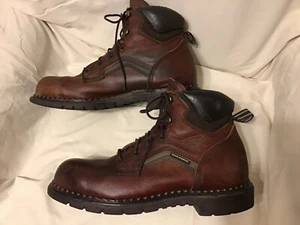 RedWing Mens Leather Brown Lace up Boots Sz 11.5 made USA - Picture 1 of 11