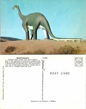 Brontosaurus Rapid City Sd Dinosaur Park Postcard Unused (41218)