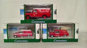 Cararama Land Rover Series III109, 2x Mini Panel Van 'Royal Mail' 1:43 - Picture 1 of 4