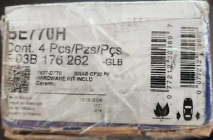 Frenos de disco marca Bosch - Traseros - BE770H - Pastillas y herrajes incluidos - Imagen 1 de 3