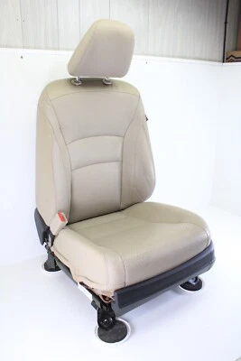 2013-2015 HONDA ACCORD EXL FRONT LEFT SEAT BEIGE LEATHER OEM *HAS DAMAGE* - Image 1 of 4