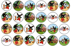 Papel comestible para oblea de arroz 48 x 3 cm Bing and Flop Cbeebies taza adornos para pasteles - Imagen 1 de 2